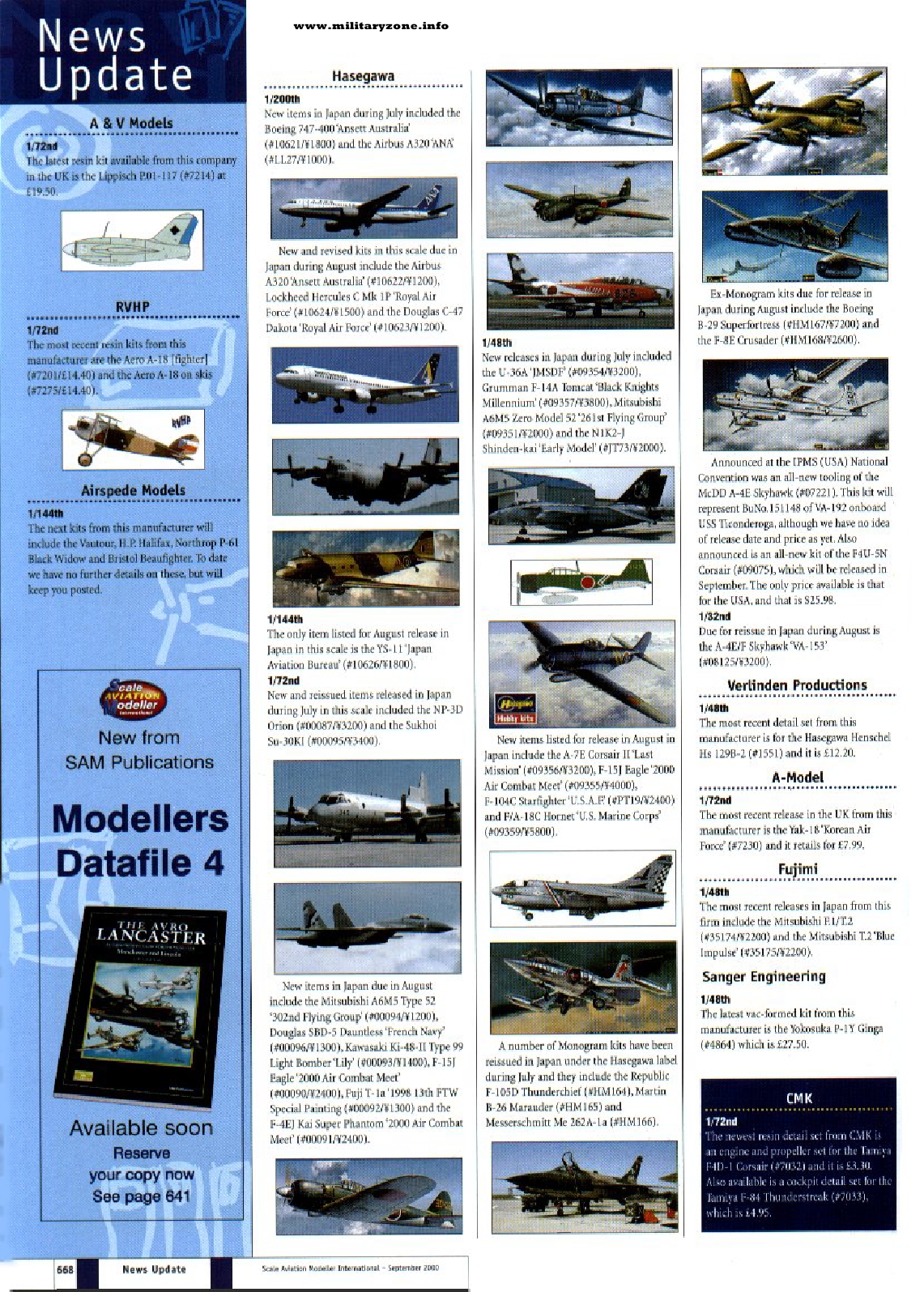 Scale Aviation Modeller International 2000-09